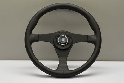 Nardi Gara 3/0 350mm Black Spoke Black Leather