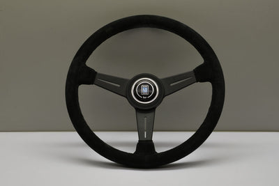 Nardi Classic 360mm Black Spoke Black Suede