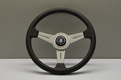 Nardi Classic 340mm Silver Spoke Perforated Leather