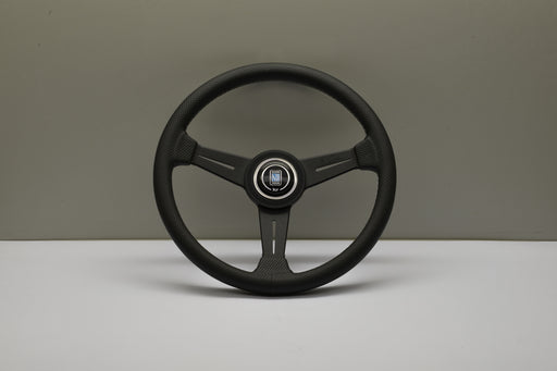 Nardi Classic Steering Wheel 340mm with Perforated Leather grip and Black spokes — authentic Italian manufacture