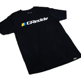 GReddy OG Logo Tee (w/ Three Stripes) - Black X-Large