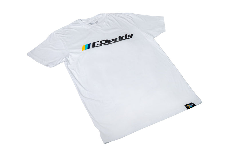 GReddy OG Logo Tee (w/ Three Stripes) - Black X-Large
