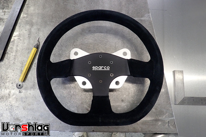 Sparco Steering Wheel 353 Suede Black (NO HORN INCLUDED)
