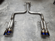 PPE Lexus GSF Muffler Delete - polished round tips