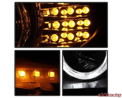 xTune 08-13 BMW 3-Series E90/E91 4DR OEM Style Halogen Proj Headlights -Blk (PRO-JH-BE9009-AM-BK)