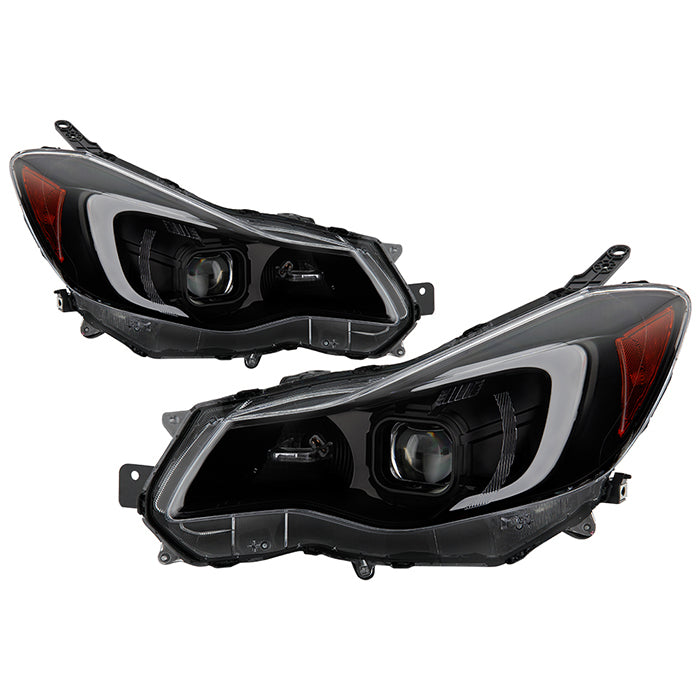 xTune 12-16 Subaru Impreza LED Light Bar Projector Headlights