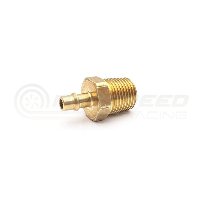 Turbosmart 6mm / 1/4in Hose End to -6AN ORB Male Straight - Clear
