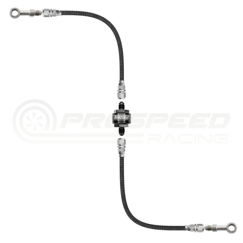 Turbosmart 10mm / 3/8in Hose End to -6AN ORB Male Straight - Clear