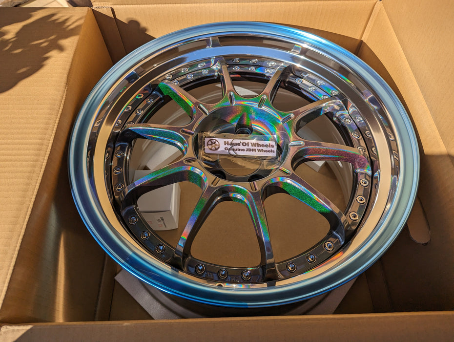 SSR Professor SP5 18x9.5 +25 HP 5/114.3 Spectrum Silver Wheel - SPECIAL ORDER-NO CANCELATION