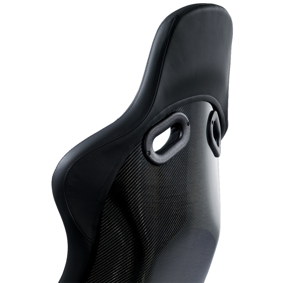 Recaro Pole Position ABE Seat - Carbon Fiber/Black Velour