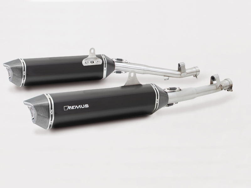 Remus 2021+ BMW K1600 GT Black Hawk Left Muffler - Stainless Steel