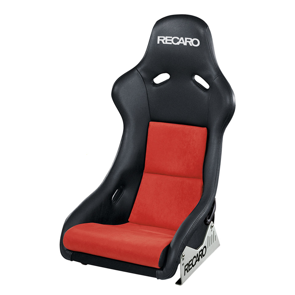 Recaro Pole Position ABE Seat - Ambla Leather/Red Suede