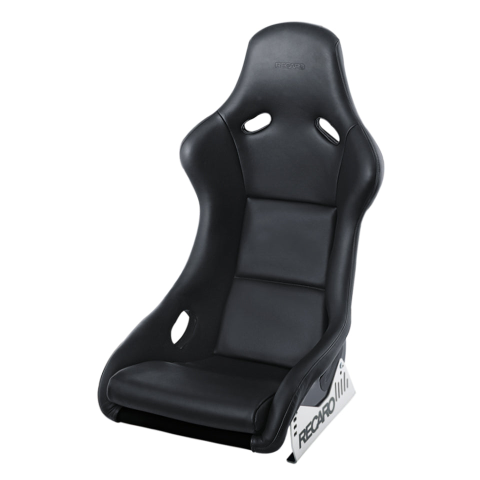 Recaro Pole Position ABE Seat - Carbon Fiber/Black Leather