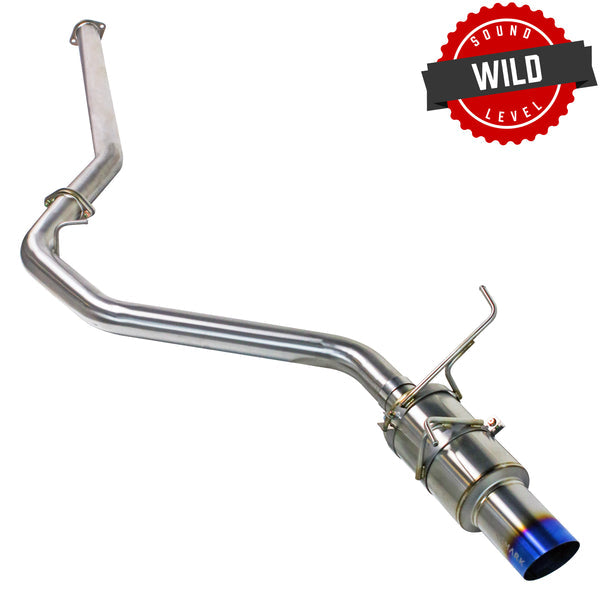 Remark 22+ Subaru WRX (VB) R1 Spec Single-Exit Stainless Catback Exhaust (Resonated)