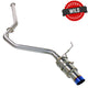 Remark 22+ Subaru WRX (VB) R1 Spec Single-Exit Stainless Catback Exhaust (Resonated)