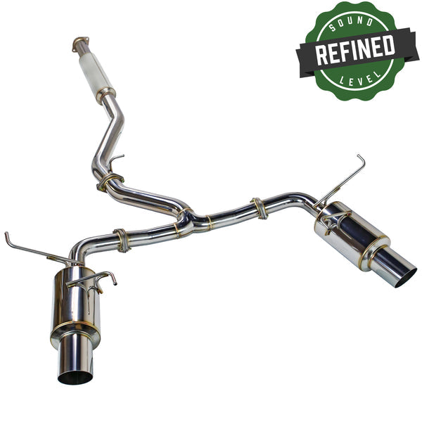 REMARK 2022+ Subaru WRX VB Catback Exhaust - Dual R1 Spec Stainless (Non-Resonated)