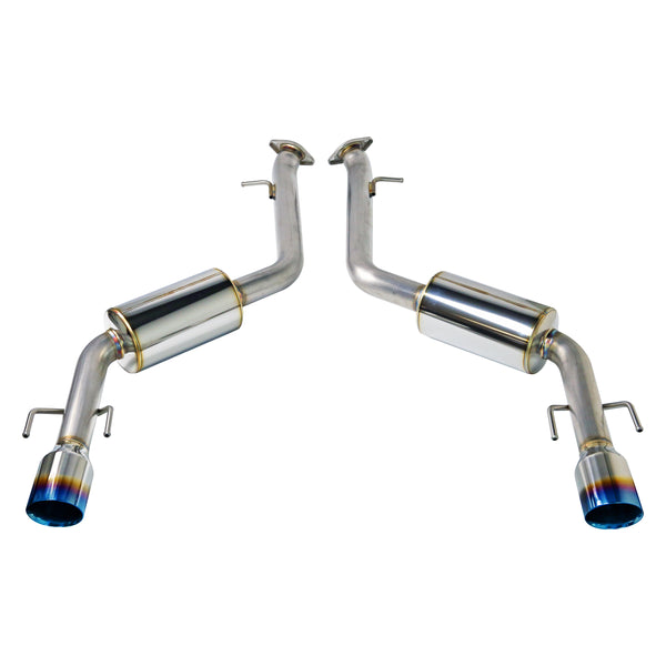 REMARK 2021+ Lexus IS300/ IS350 Axleback Exhaust - Burnt Stainless Double Wall Tip (Muffler Version)