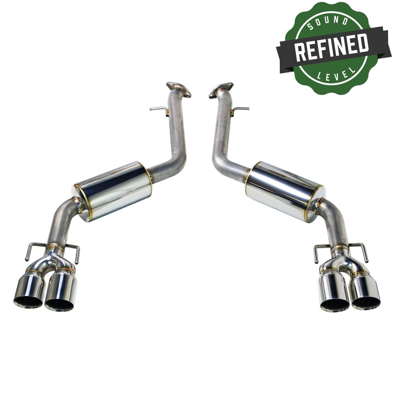 REMARK 17-20 Lexus IS200/300/350 Axleback Exhaust - Stainless Double Wall Tip (Muffler Version)