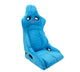 NRG Prisma Lab Reclinable Bucket Racing Seat - Pair (Blue)
