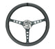 NRG Reinforced Steering Wheel - Fuguz x NRG 1.5in Deep 5mm Spoke 380mm Sport Steering Wheel - Blk