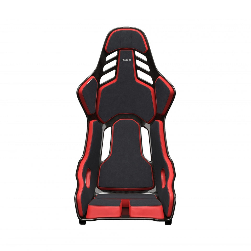 Recaro Podium Pad Kit Large / Right Seat - Alcantara Red / Leather Blk