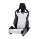 Recaro Sportster CS Passenger Seat - Black Vinyl/Suede Blue