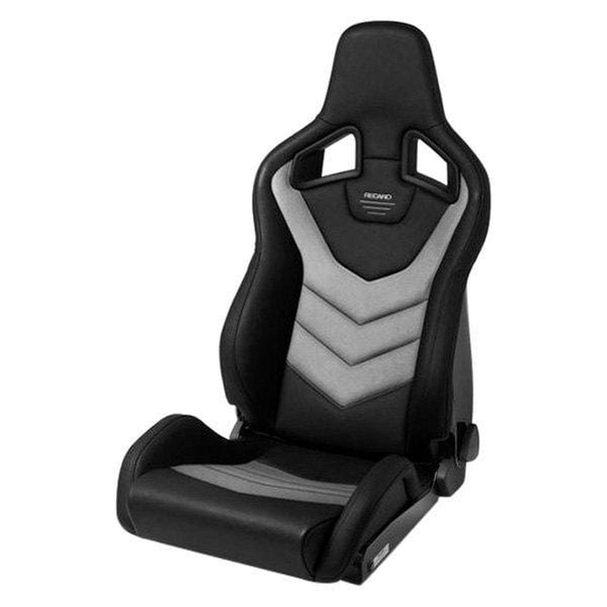 Recaro Sportster CS Passenger Seat - Black Vinyl/Suede Blue