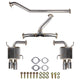 Remark 22+ Subaru WRX (VB) Sports Touring Spec - 4in. SS Quad Tips (Non-Resonated)