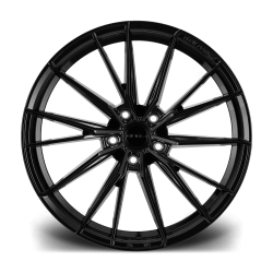 Vossen HF 4T- 22x10.5 ET40/ 5x130 /71.6- Deep Gloss Black - Left