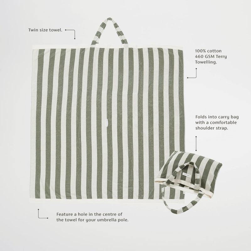 Tein Beach Towel