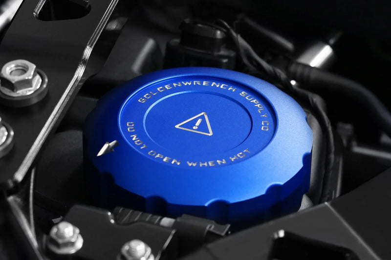 BMW 2021+ S58 Engine Blackline Performance Cap Set (Oil Cap / Coolant Caps)