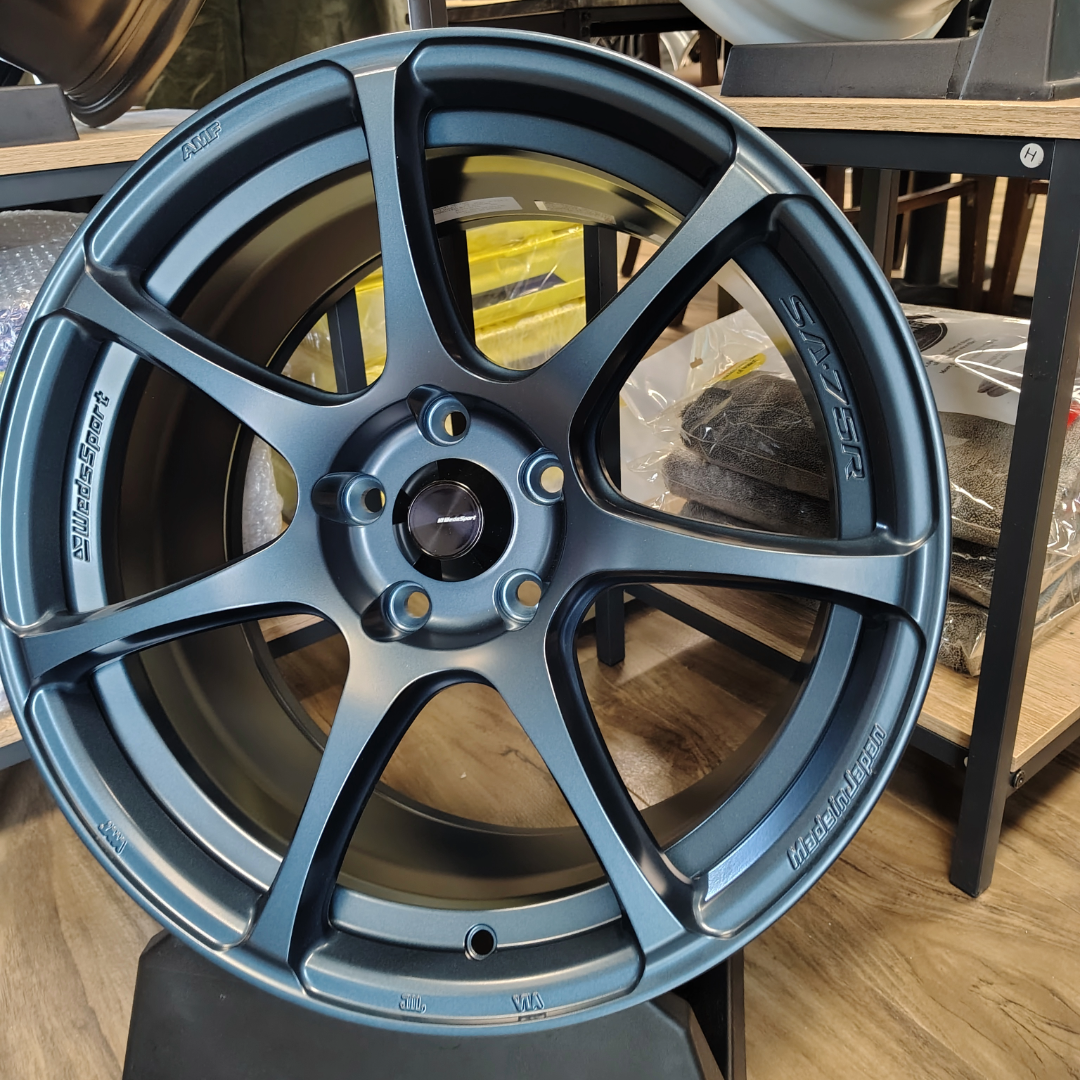 WedsSport SA-75R 18x9.5 Matte Blue (North American Colors)