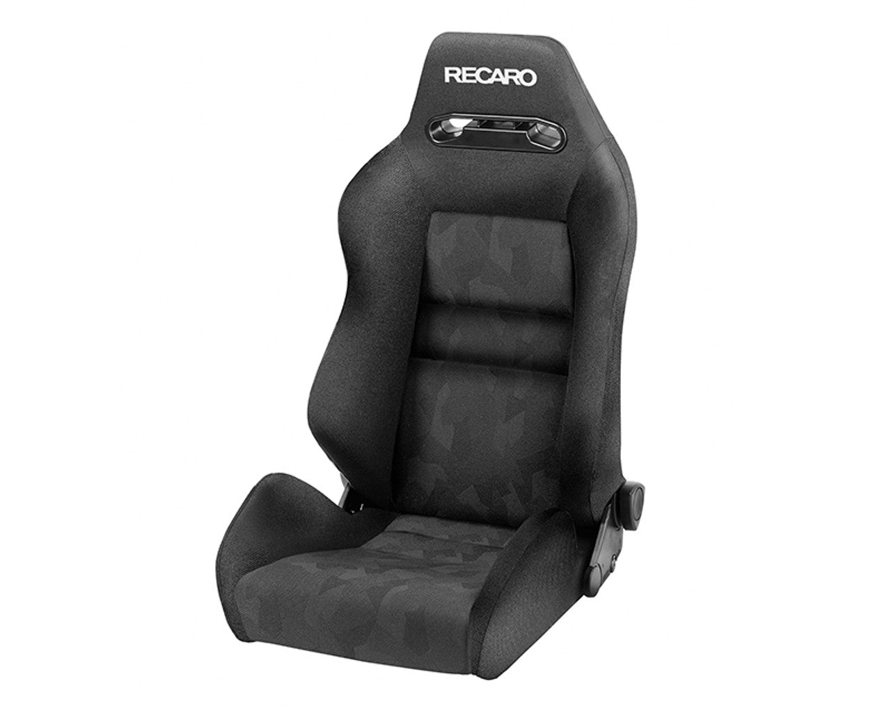 Recaro Speed Seat (3/4/5 Point) - Black Nardo/Black Nardo w/White Logo