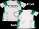Tein Splash T-Shirt W/ Green Splash - XXXL