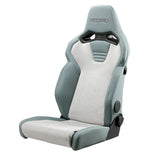 RECARO SR-C UT Leather-Ultrasuede - Maroon Gray - Serge Gray (Heated, A-R Structure) (JP)
