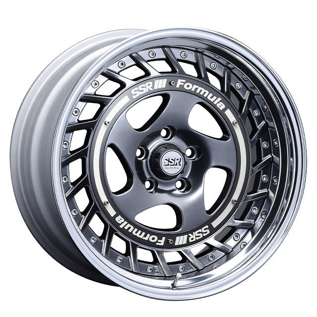 SSR Formula Aero Mesh 18X9.5 +22 Offset MD-Disk 5x114.3 Formula Silver Wheel (S/O - NO CANCEL)