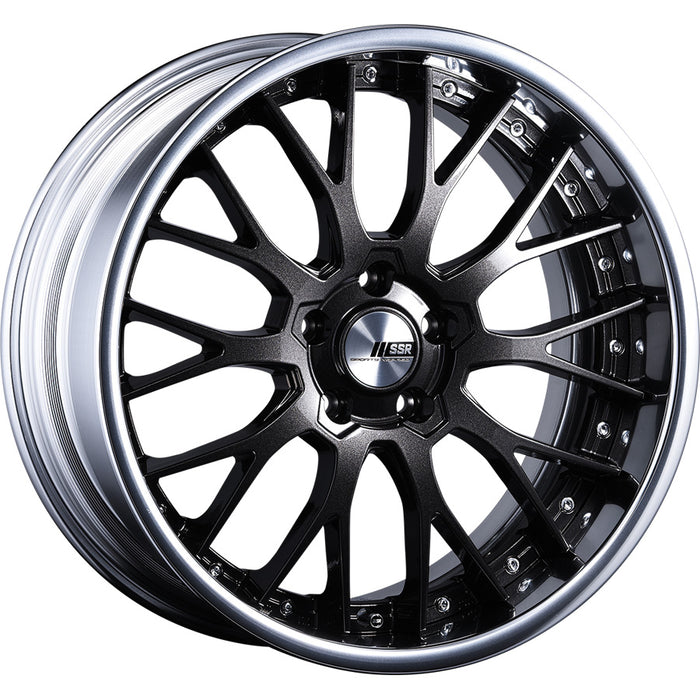 SSR Reiner Type-10 5x114.3 18x8.5 Offset 38 Dark Gunmetal