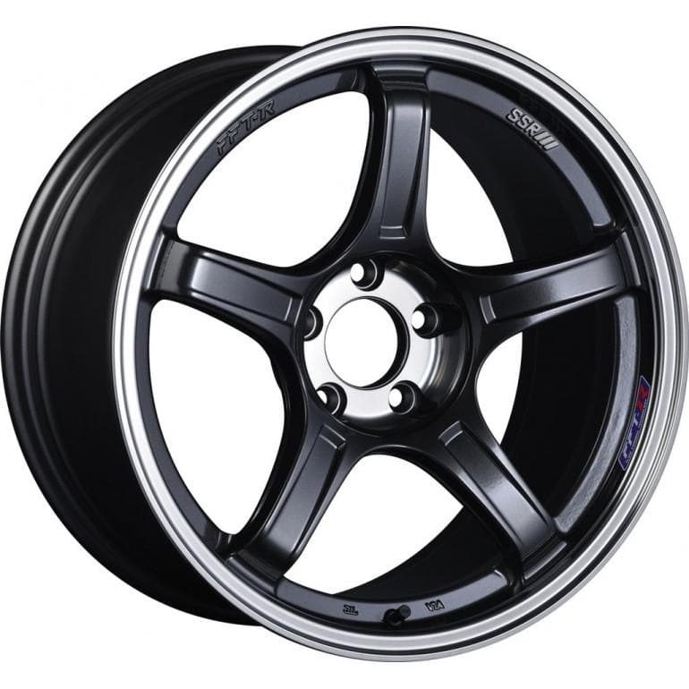 SSR GTX03 16x6.5 4x100 48mm Offset Black Graphite Wheel