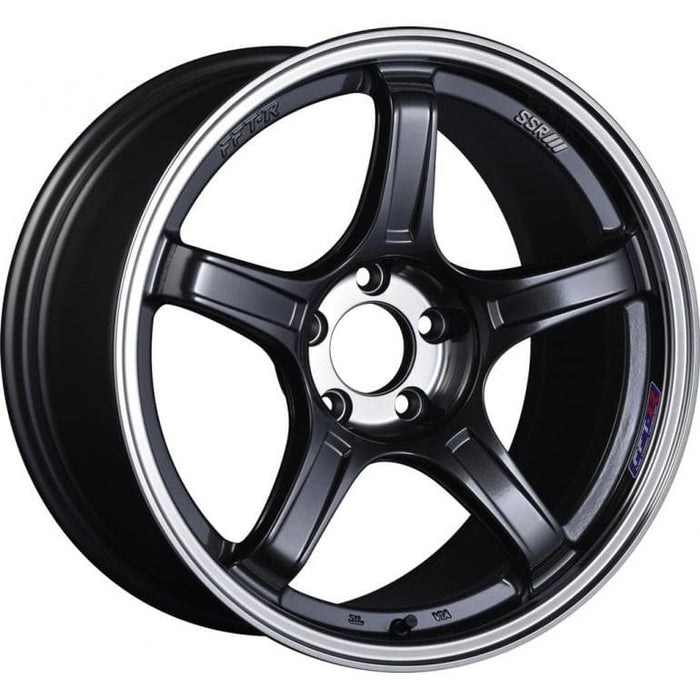 SSR GTX03 16x6.5 4x100 48mm Offset Black Graphite Wheel