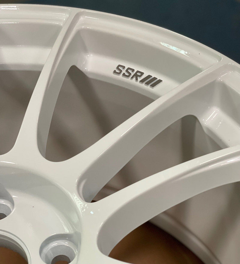 SSR GTX04 18x9.5 5x100 40mm Offset White Wheel *SPECIAL ORDER-NO CANCELLATION/RETURN*