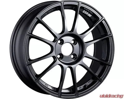 SSR GTX04 17x7 4x100 43mm Offset Dark Gunmetal Wheel