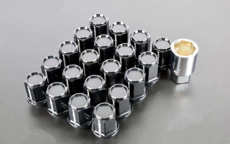 WedsSport Forged Lug Nuts - M12 X 1.50 (Close Ended) Black