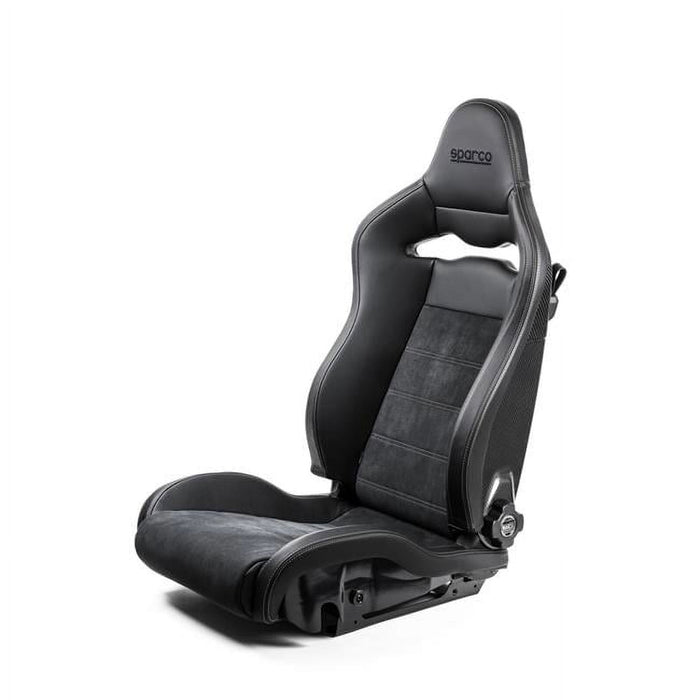 Sparco Seat SPX Special Edition Black/Grey w/ Matte Carbon Shell - Right
