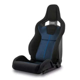 RECARO Sportster MNL GK Kamui-Glass Mesh - Black - Blue (Manual, Heated, Right - RH) (JP)