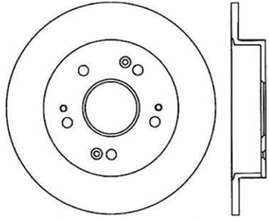 Centric 06-07 Accura CSX / 06-09 Honda Civic / 97-01 Prelude Rear Rotor