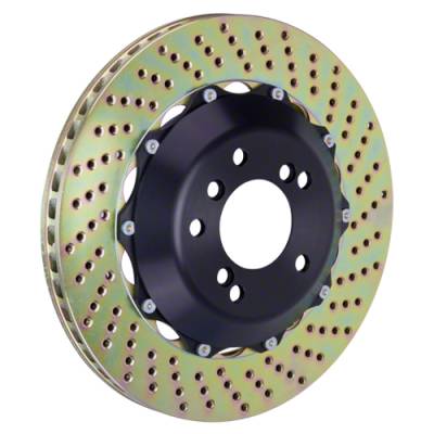 Brembo 2 Piece Drilled Rotor - 332x32mm - Left