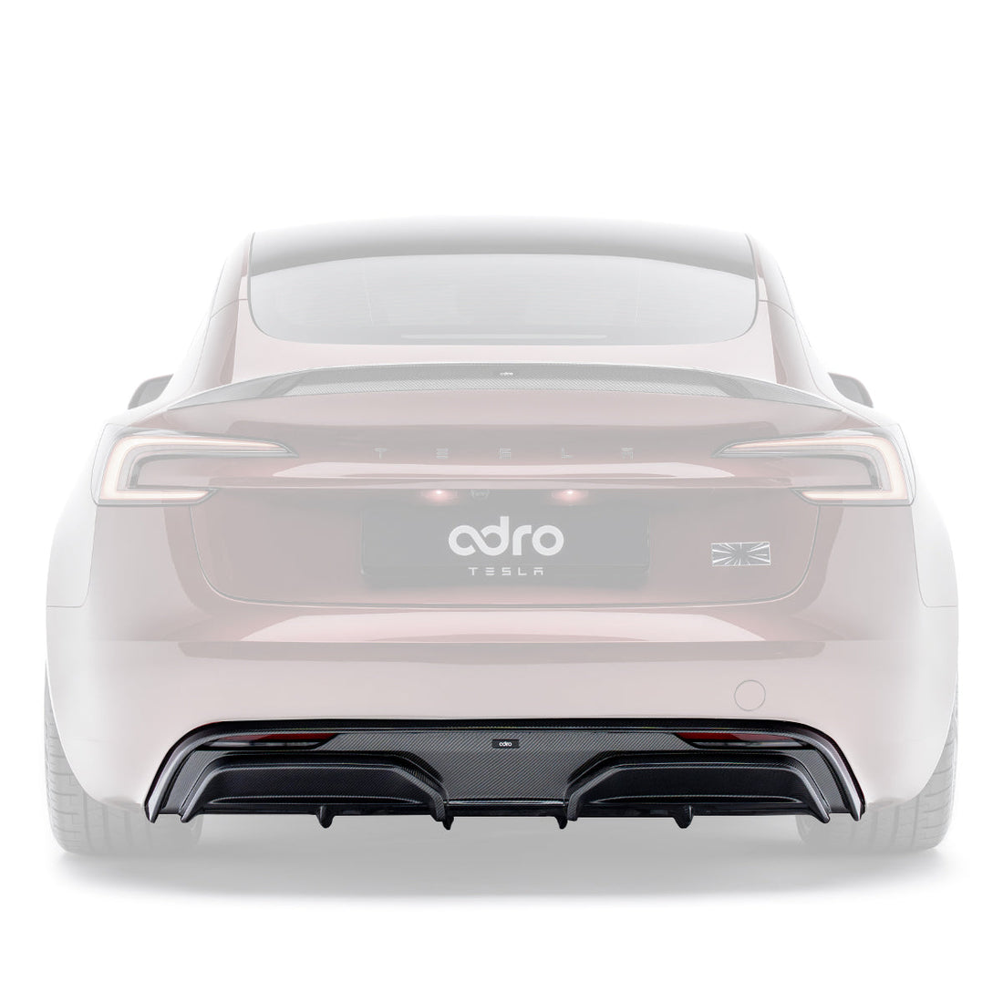 Tesla Model 3 Highland Performance Carbon Fiber Rear Diffuser