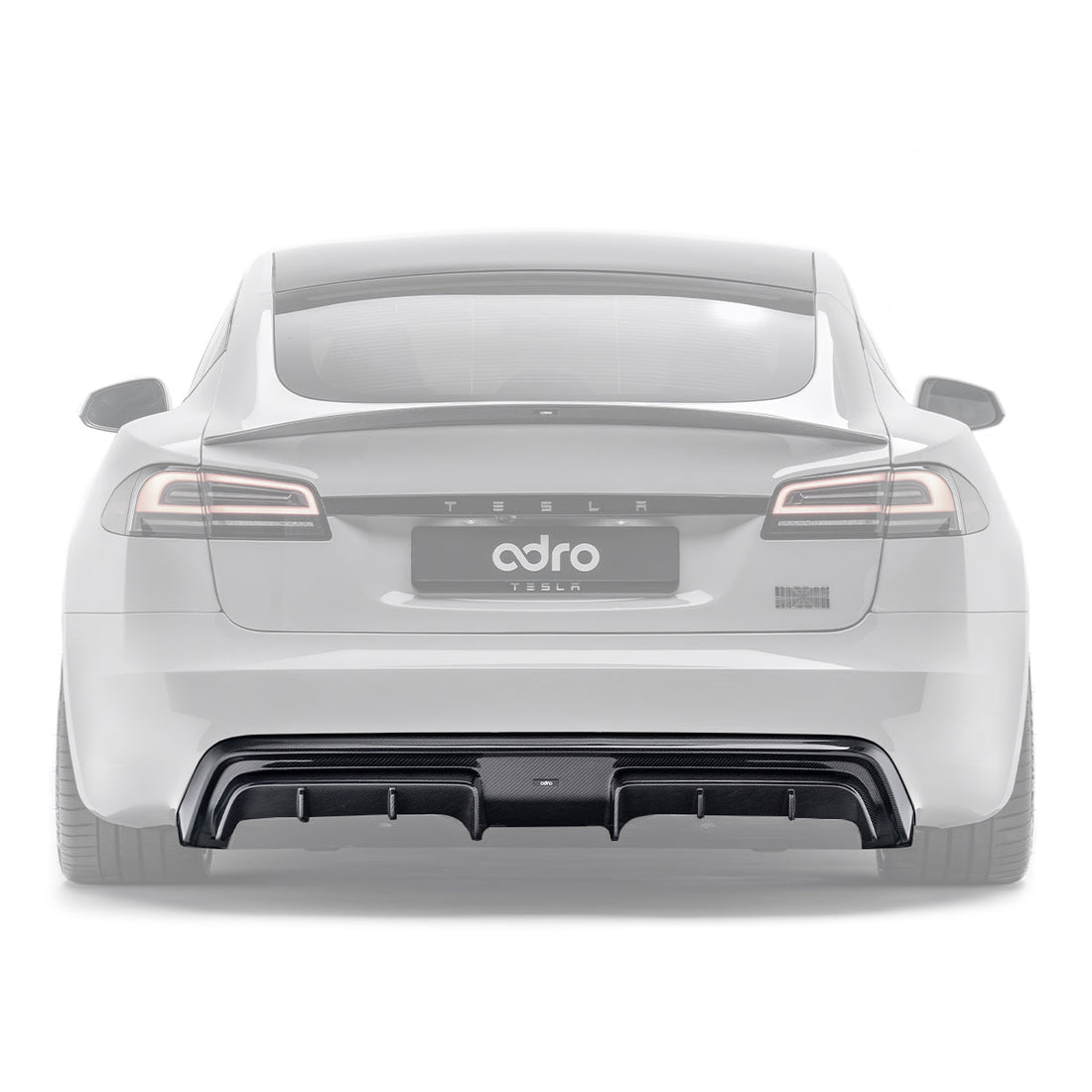 Tesla Model S Prepreg Rear Diffuser