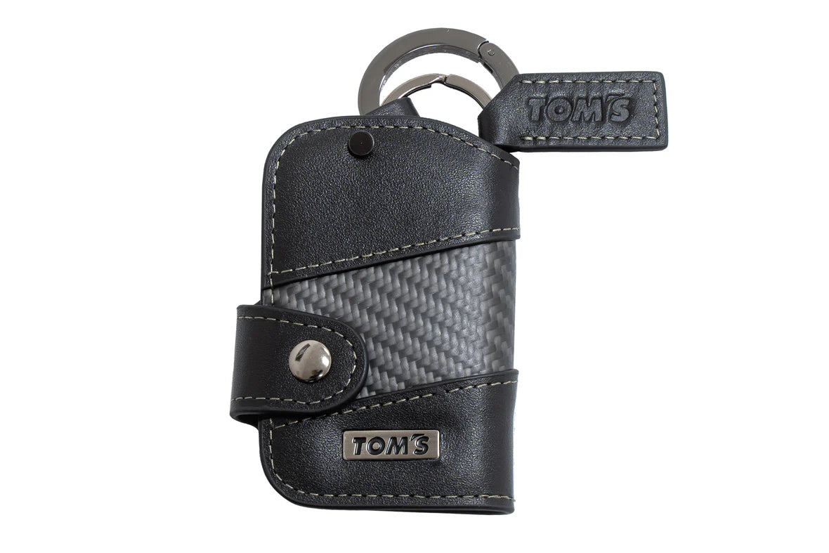 TOM'S Racing - Leather Hybrid Carbon Style Smart Key Case