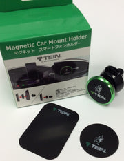 Tein magnetic car mount holder with packaging on a white background